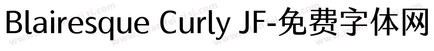 Blairesque Curly JF字体转换